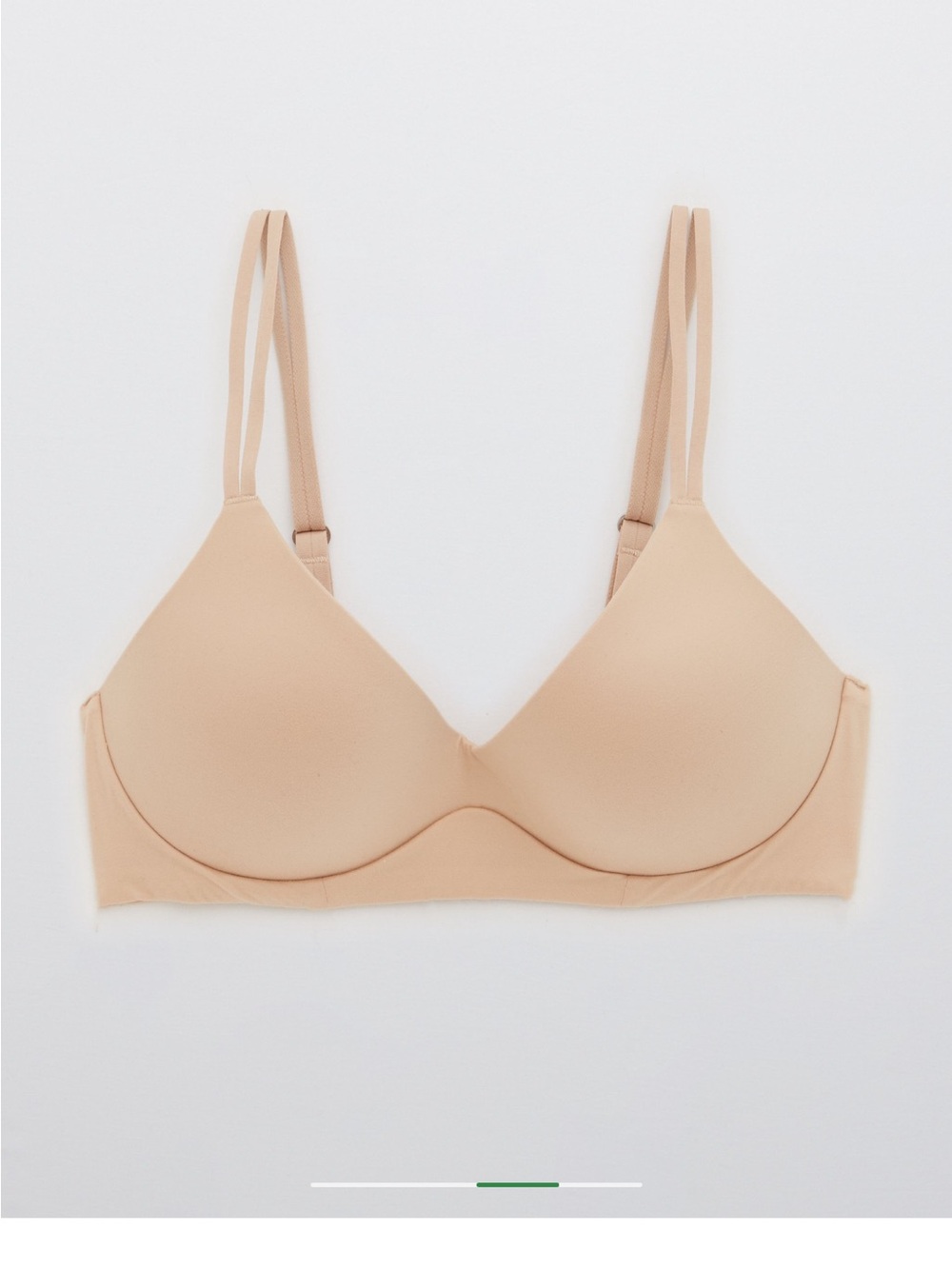 aerie Beige Lightly Padded Seamless Bra